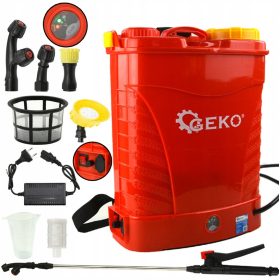    AKKUMULÁTOROS KERTI ELEKTROMOS HÁTIZSÁK PERMETEZŐ 16L-ES KÉSZLET