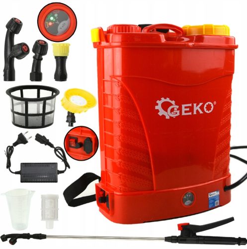  AKKUMULÁTOROS KERTI ELEKTROMOS HÁTIZSÁK PERMETEZŐ 16L-ES KÉSZLET