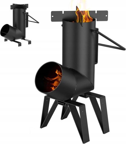  ROCKET STOVE SZÁLLÍTÓS KEMPING GRILL