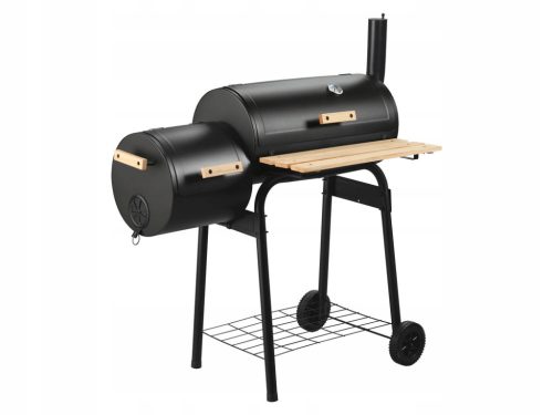  Smokehouse Grill Smokehouse Nagy grillsütővel Hőmérővel Fedőpolccal XXl