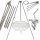  Kerti grill állvány 250cm rozsdamentes + rostély 80cm + orsó + INOX kötél