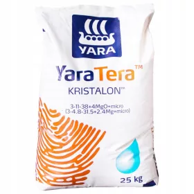    GRÁNULÁLT TÖBB KOMPONENTES TRÁGYA KRISTALON BROWN 3-11-38+MICRO 25 KG