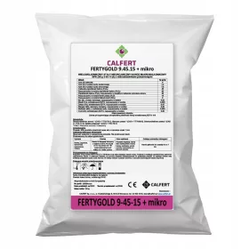    FERTYGOLD 9-45-15+ME 25KG TÖBB KOMPONENSES MŰTRÁGYA TERMÉKEZÉSRE TERVEZVE