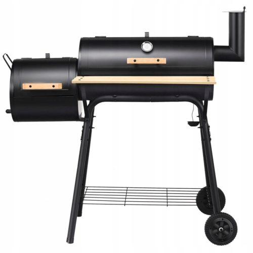  Kétkamrás faszén grill 115 x 65 x 108 cm