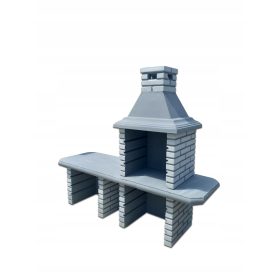  Beton grill erősítésű kandalló NAGY