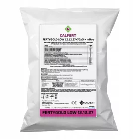    FERTYGOLD ALACSONY TÖBBSEJTŰ TRÁGYA 12.12.27 +7CaO +ME 25 KG KALCIUM-OXID