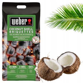    Kókuszbrikett grillezéshez Tökéletes stabil, hosszú távú grillezéshez 4kg
