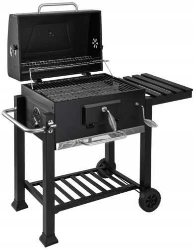  KERTI SZÉN GRILL NAGY RÁCS FEDŐ HAMU TÉNY