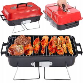  RALTEK faszén grill 48 x 28 cm