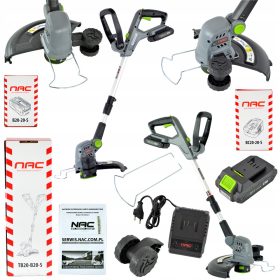    NAC TB20-B20-S AKKUMULÁTOROS TRIMMER 20V NAGY AKKUMULÁTOR 2Ah ÁLLÍTHATÓ