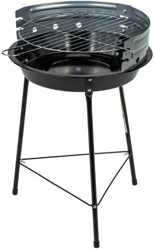  KERTI SZÉN GRILL Rino Garden GW-RH-O krómozott kerek acél rács