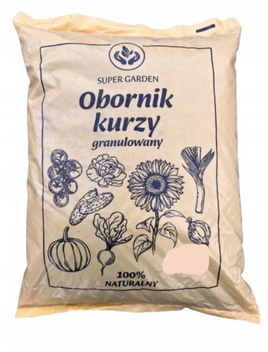  CSIRKE TRÁGYA GRÁNULÁLT 40 L-25 kg SUPER GARDEN