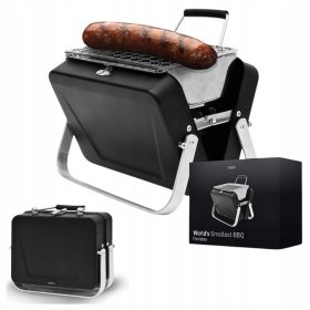    MODERN HORDOZHATÓ TURISZT GRILL ÖSSZEHAJTHATÓ UTAZÁS KÖNNYŰ 18x6x15,5cm