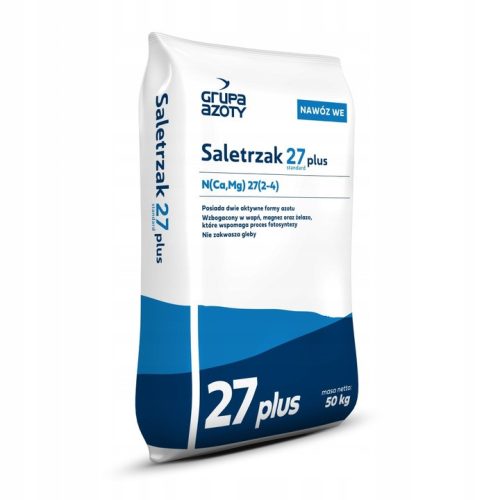  TARNÓW ammónium-nitrát 25kg standard plusz 27%-os finom műtrágya gyepzöldségekhez
