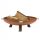  Kandalló Corten Deep Legs + Fogantyúk 70 cm
