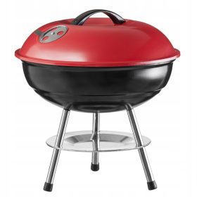  HORDOZHATÓ KOMPAKT SZÉN GRILL HAMUPOLCOS BBQ-vel