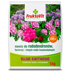    FRUKTOVIT MŰTRÁGYA SAVSZERŰ RODODENDRONOKHOZ ÉS HIDRANZ GRÁNULÁCSHOZ 5 KG
