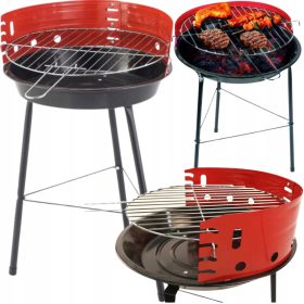    KERTI SZÉN GRILL TOURIST RÁCSAL - GYORSAN ÖSSZESZERELHETŐ 35 cm