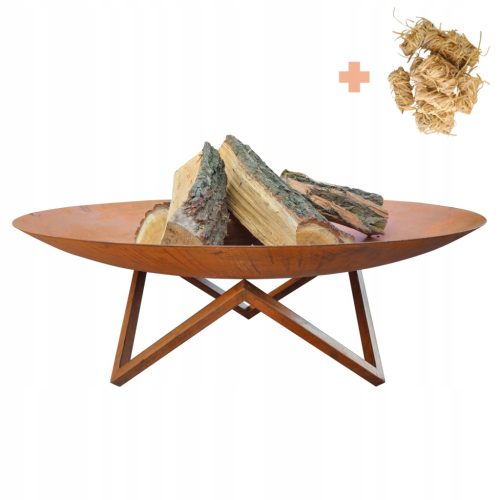  Corten Frame kerti tűzrakó hely 120 cm + INGYENES