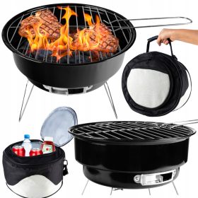    HORDOZHATÓ KERTI TOURIST SZÉN GRILL 25 CM + SZIGETELŐ TÁSKA