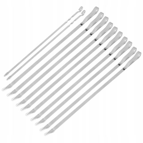  12 db Grill nyárs Lapos nyárs a