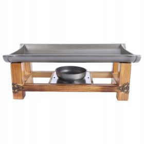  Rácsnégyzetes GRILLEZETT HALASÜTŐ 30×14cm