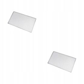    2 db rácshálós téglalap alakú cserecsiszolt rácskészlet