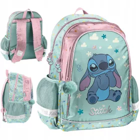 Iskolai hátizsák - táska Stitch többrekeszes