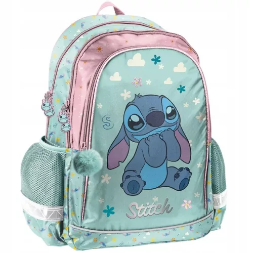Iskolai hátizsák - táska Stitch többrekeszes