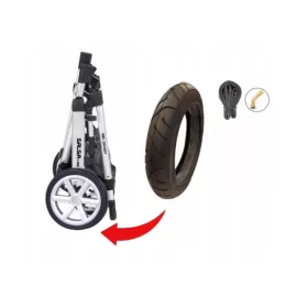   ABC Design Salsa 4 Air babakocsihoz való gumiabroncs és belső hajlított szelep, hátsó kerékkel 12"