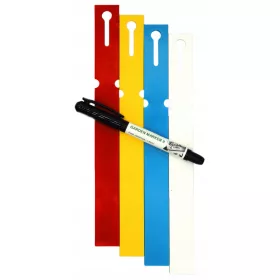   MARKER II + 4 SZÍNES hurkolt címke növényleíráshoz 250x25mm (25x250) 400 db