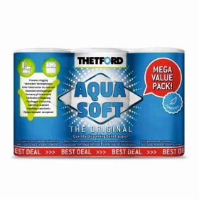   Thetford Aqua Soft utazó oldódó WC-papír 6 tekercs mobil- és vegyi WC-khez