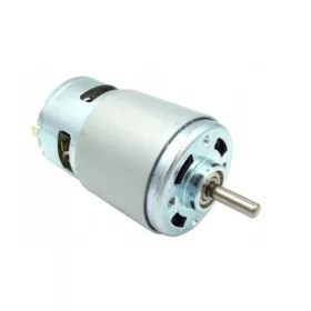   SZÉFENYÉS MOTOR DC 12-24V - 775 - 5 MM TENGELY - 20000 FORDULAT/PERC - DUPLA CSAPÁGYAS