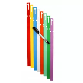   MARKER ll+ Címkék 8 SZÍNNEL, növényleíráshoz, hurok, 400x20mm (20x400) 800