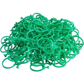    Kerti növények és virágok csiptetői, gumiszalagok 20 cm és 15 cm, 400 db