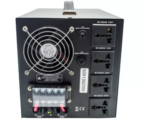 Transzformátor feszültségátalakító USA volt lengyel VP 3000 110V 120V 230V