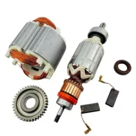   Rotor 513633-7 Makita HR4001C, HR4010C, HR4011C gépekhez – készlet állórésszel, csapágyakkal, mágnessel, fogaskerékkel és szénkefékkel