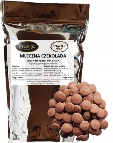 Belga tejcsokoládé fondue szökőkutakhoz 1 kg