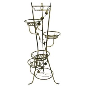 Virágtartó - Akant virágtartó 140 cm fém