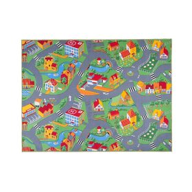  Gyermek szőnyeg - Szőnyeg 200x250 szőnyegek gyermekek számára Farm City Streets