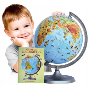  Zachem zoológiai földgömb, szerda 22 cm