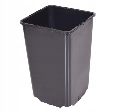  Virágcserep Edoniczki.pl 9 x 1 cm átmérőjű 9 cm fekete műanyag