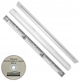   Szellőzőrács az ablakhoz - Ventec VT 101 Fehér ablak automata