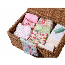   Textil pelenka - Van egy újrafelhasználható pelenkája, amely egy nagy PLN 50 -es készletet tartalmaz