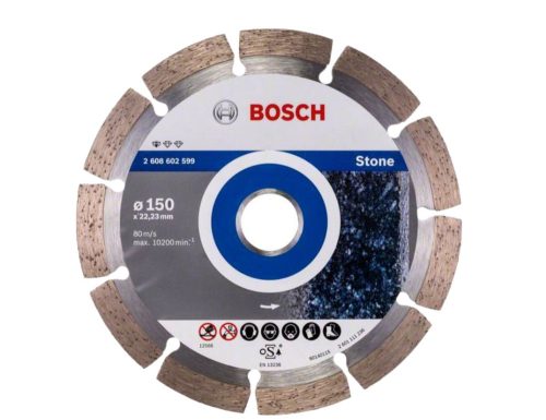 Bosch gyémánt pajzs 150 mm -es gránit kocka beton
