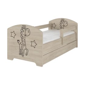   Egyszemélyes ágy gyerekeknek - Gyerekágyautó autó 140x70 baba boo