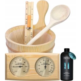   Szauna kellék - FENYŐ VÖNÉR SZUNÁNÁHOZ 4L CEBER VÖNÉR BETÉTTEL + 4 egyéb termék