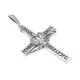  Ezüst kereszt alakú medál. 925