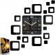 ModernClock falióra, fekete, 60 cm
