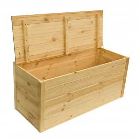 Kerti tároló doboz - Fa kerti doboz, 300 liter